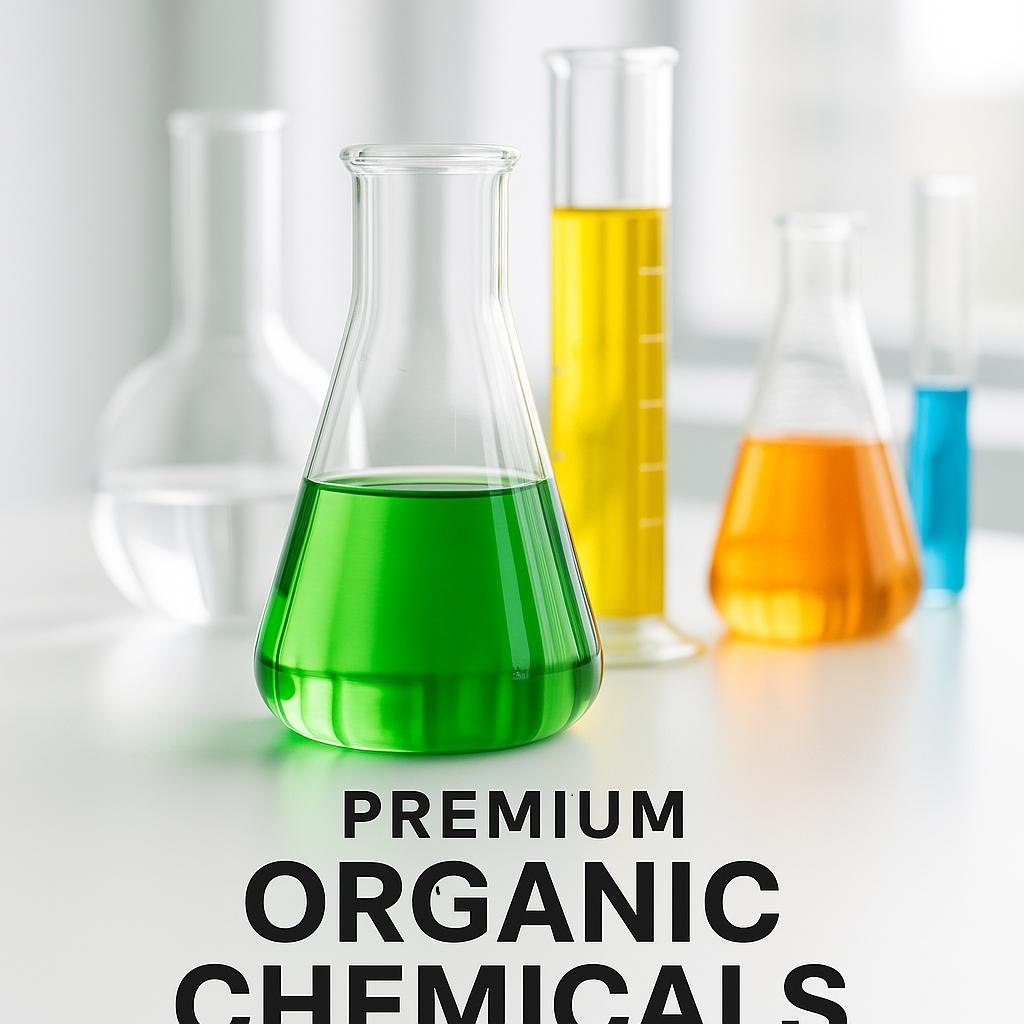 Organic chemicals in laboratory